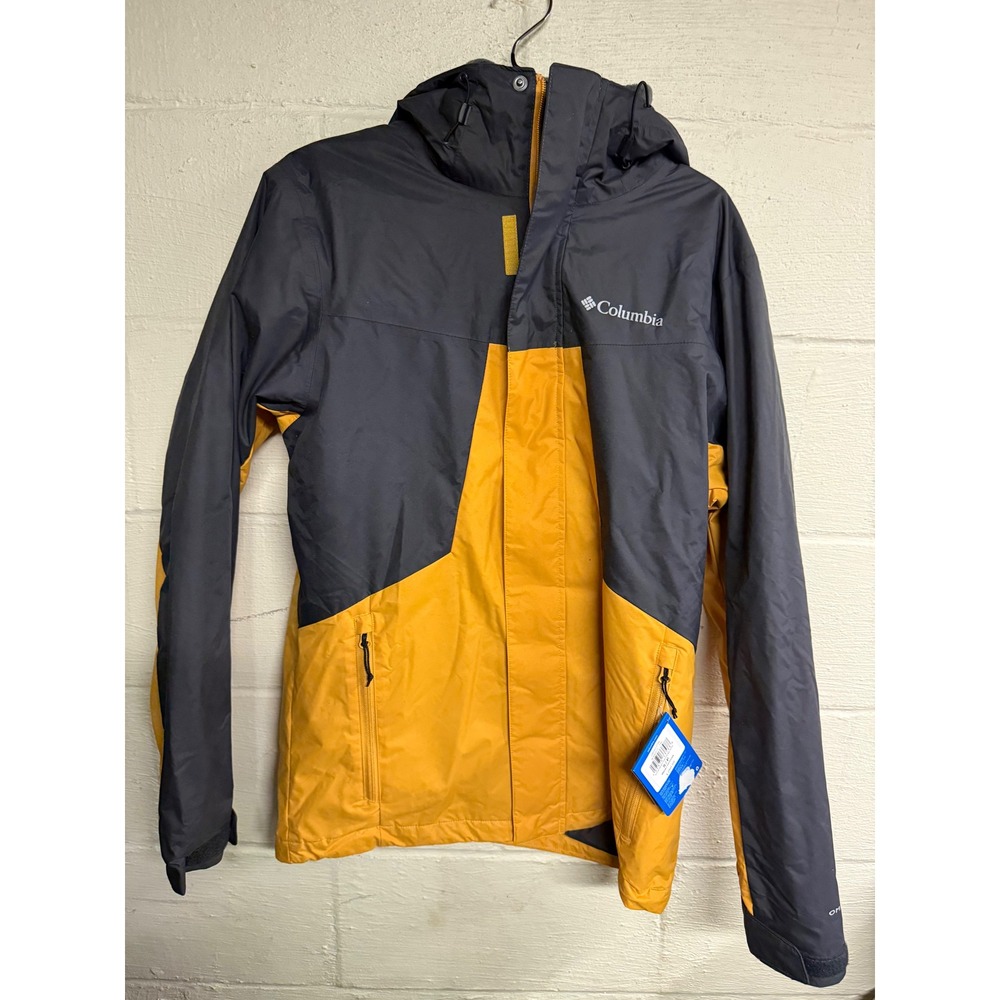 Columbia Mens Tunnel‎ Falls Interchange 3-in-1 Jacket Grey Yellow WM0572-756 S